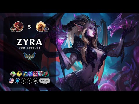 Zyra Support vs Leona - NA Challenger Patch 13.11
