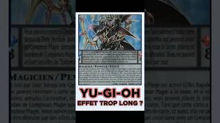 🛑 LES TEXTES YU-GI-OH! SONT BEAUCOUP TROP LONGS ! () 📄❌ #yugioh