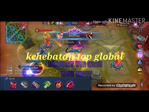 Gameplay top global Lancelot dikasih Maniac !!! #MobileLegends