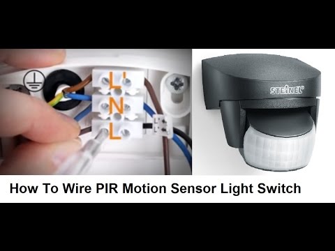 How To Wire PIR Motion Sensor Light Switch