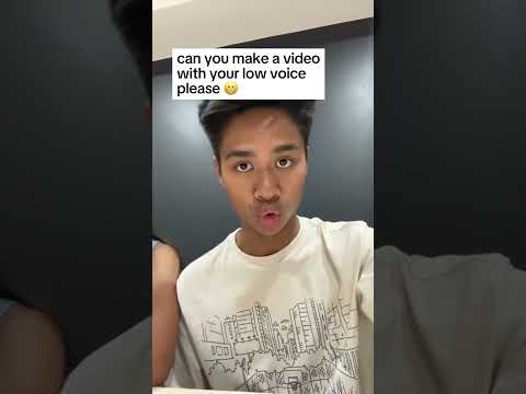 Here’s my low voice 😏