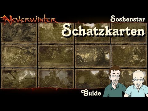 NEVERWINTER: Soshenstar Schatzkarten Ausgrabungsorte Guide/Map + 55 Schatztruhen öffnen PS4 deutsch
