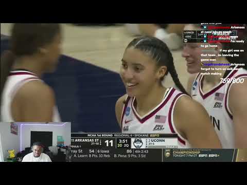 JuJuReacts To Uconn vs Arkansas State | 2025 MARCH MADNESS | Full Game Highlights