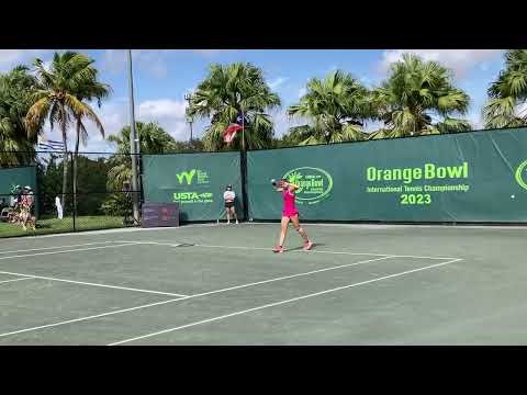 Match Point Orange Bowl ITF J500 girls final