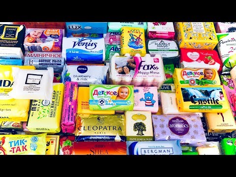 Layers, Revisited ASMR SOAP (huge!) HAUL Unboxing Unwrapping Opening International Soaps SATISFYING!
