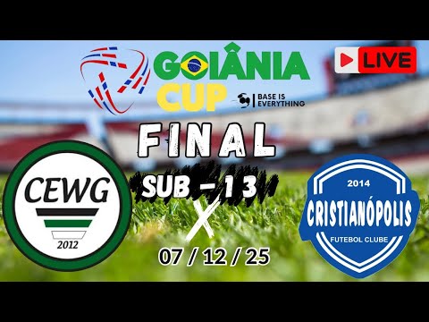 CEWG(WILSON GOIANO) X CRISTIANÓPOLIS• GOIÂNIA CUP (07/12/2025) FINAL • SUB 13