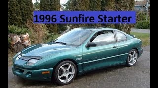 How to Change the Starter on a 1996 Pontiac Sunfire