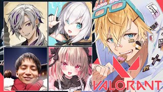 【 VALORANT 】 にじフルパ+おじさんw/アルスけんきふわちりりむ 【 エビオ/にじさんじ 】