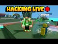 Hacking on roblox bedwars with NEW HACKS Live! (Until I get banned)