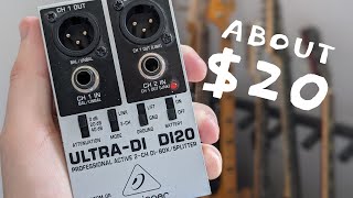 Video thumbnail for How much should you spend on a DI box? Behringer DI20 and Torpedo Reload Tested by Gargantua Sounds