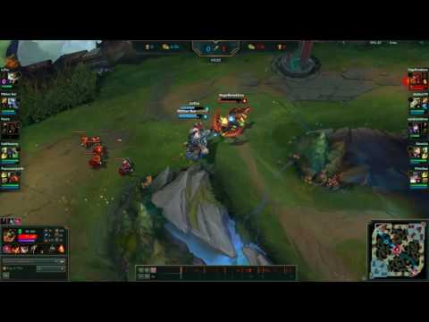 Renekton Vs Riven and Volibear 1v2 double kill