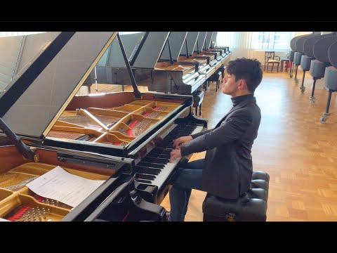 George Harliono plays Scarlatti Sonata in D minor K141 "Toccata" in Hamburg