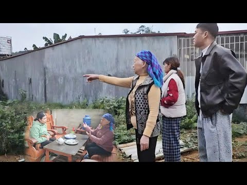 The grandmother confronted the girl's mother, and the grandmother decided to divide the land.