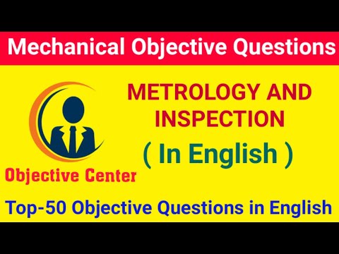 Metrology and Inspection || For RRB JE/SSC JE Mechanical || By Objective Center