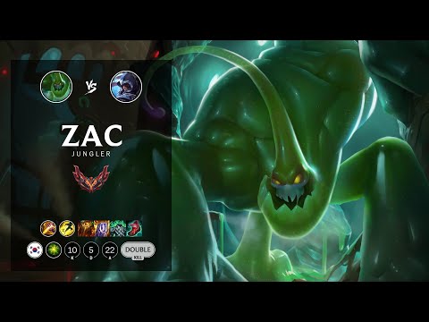 Zac Jungle vs Talon - KR Grandmaster Patch 12.11