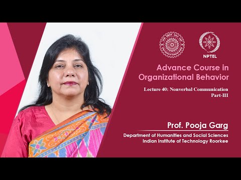 Advance Course in Organizational Behavior Promo Video By Prof Pooja Garg