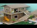 DIY How To Make Mini Village House How To Make Thermocol House Beautiful Village House