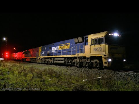 2PM6 Pacific National Freight Train Enters Gheringhap Loop (21/10/2021) - PoathTV Australian Railway
