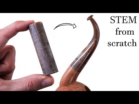 Making a STEM for a smoking pipe - from start to finish