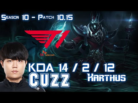 T1 Cuzz KARTHUS vs JARVAN IV Jungle - Patch 10.15 KR Ranked