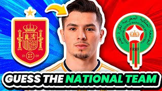 GUESS THE PLAYER'S NATIONAL TEAM - GUESS THE COUNTRY / NATIONALITY | QUIZ FOOTBALL TRIVIA 2024