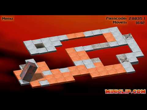 [TAS] Flash Bloxorz "all stages" by sobble_p in 11:11.75