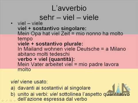 videocorso tedesco di base - lez 2 - parte 2