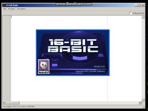 A quick "Hello World" example in "16-bit Basic"