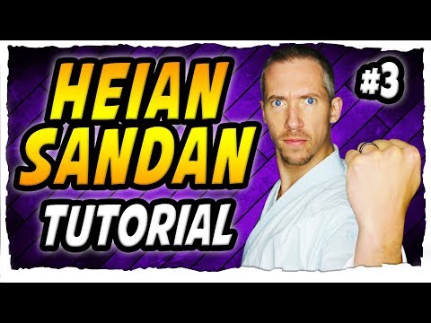 Heian Sandan Step By Step | Shotokan Karate Kata Heian Sandan Tutorial