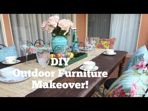 DIY Outdoor Furniture and Decor Makeover!