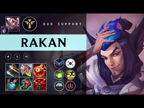 Rakan Support vs Rell - KR Diamond Patch 25.24