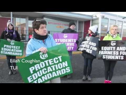 Teachers' national strike at proposed change to State exams,  22nd January 2015