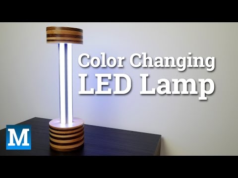 Eine individuelle und gut nachzubauende LED Lampe