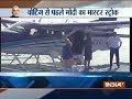 PM reaches Dharoi Dam via sea-plane, will visit Ambaji temple in Banaskantha