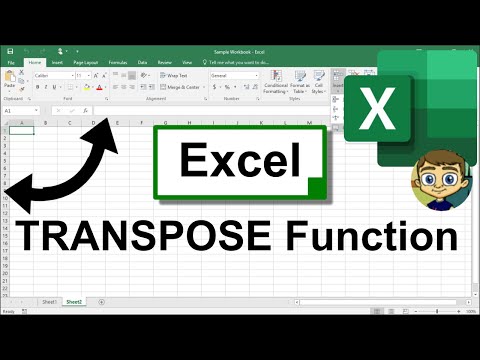 The Excel TRANSPOSE Function