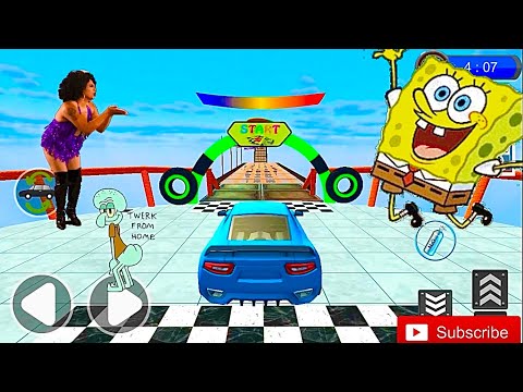 Impossible Car Stunt Car Game / Crazy Car Stunt Driving /  GamePlay #15