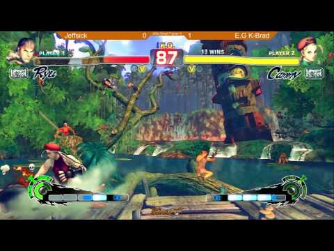 USF4: JeffSick [Ryu] vs E.G KBrad [Cammy] FT3