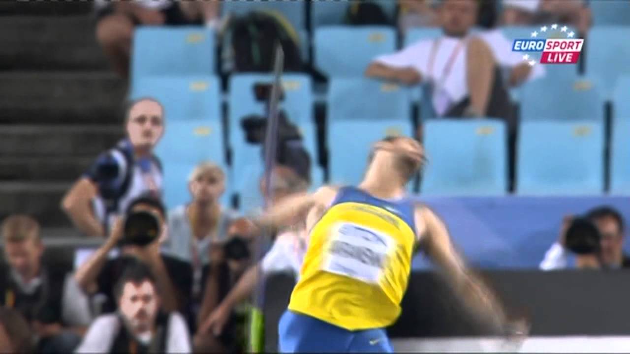 Roman Avramenko, 82.51, Javelin (World Championship 2011, Daegu) (HD)