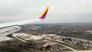 [1273] Southwest Airlines Boeing 737-7H4 (N460WN) arrival into AUS (Austin Bergstrom) from HOU