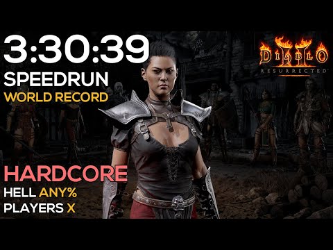 HELL HARDCORE ASSASSIN SPEEDRUN - WORLD RECORD | 3:30:39 IGT | 3:35:10 RTA | DIABLO 2 RESURRECTED