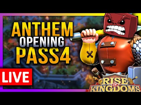 Anthem Pass4 Opening! LIVE 🔴 1415 (Rhony & Fleisch) vs K13 K17 #1 - Rise of Kingdoms ROK Fleisch