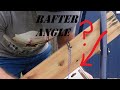 Find any rafter angle with only a Speed Square and Chalk Line!!