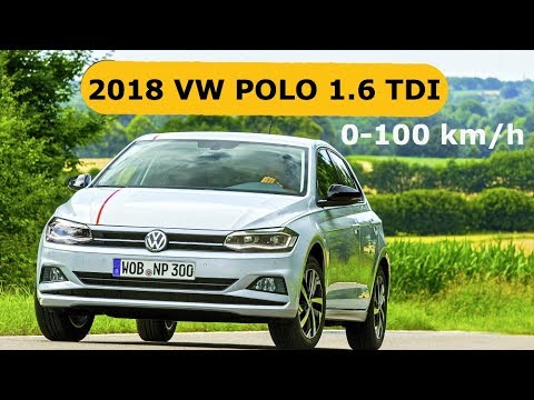 2018 VW Polo 1.6TDI 95HP,  0-100 km/h