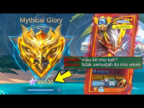GLOBAL MOSKOV -1 STAR MENUJU IMMORTAL! NABRAK MUSUH TOP GLOBAL?! WARNYA BIKIN JANTUNGAN! ~ MLBB