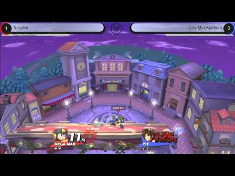 Smash Attack 1 - SSB4 - juice Max Ketchum vs EMP Ninjalink