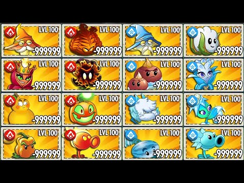 Tournament All Plants 2 Team FIRE vs ICE - Who Will Win? - Pvz2  Plant Vs Plant