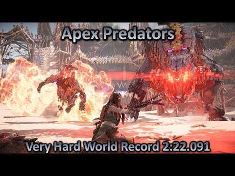 Horizon Forbidden West Apex Predators World Record Very Hard 2:22.091