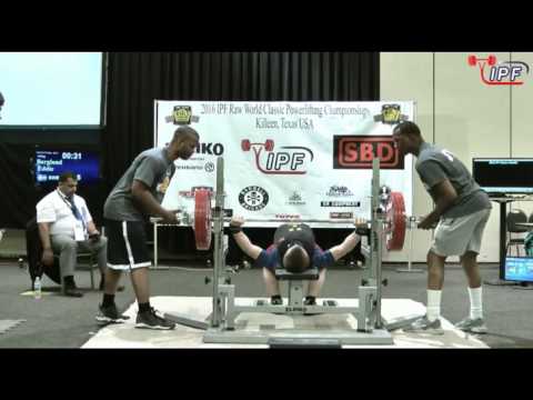 Eddie "Strongeddie" Berglund - Open World record - Bench Press - 188,5 kg - 66 kg class