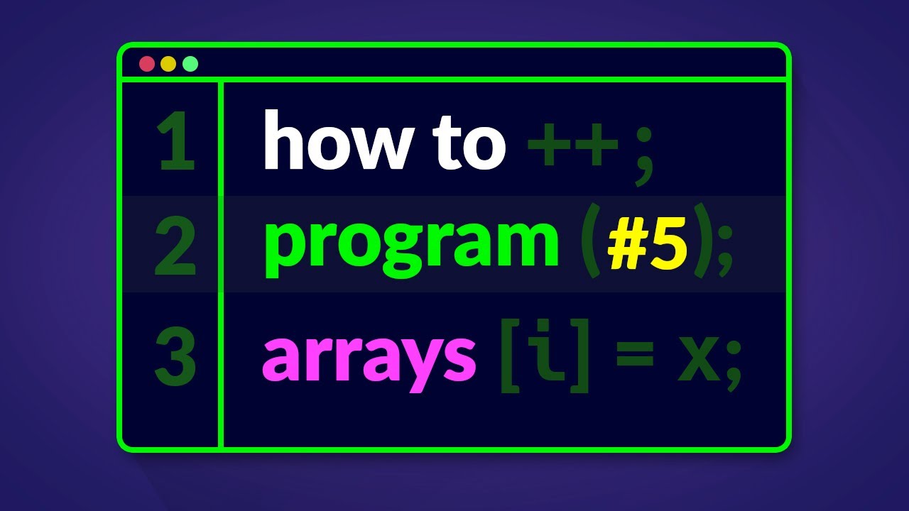 How to Program in C# - Arrays (E05)