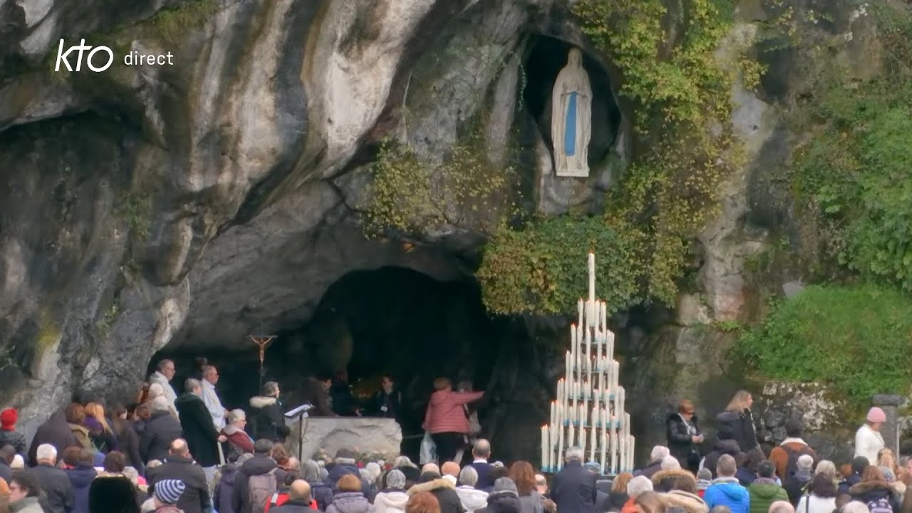 Chapelet du 10 février 2025 à Lourdes